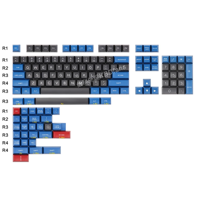 [BFCM] набор ключей MAXKEY BLUE & GRAY SA|Клавиатуры| |