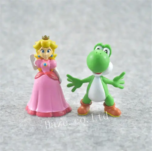 6 шт./компл. Super Mario Bros ПВХ фигурка игровой набор кукла 3-9 см | Игрушки и хобби