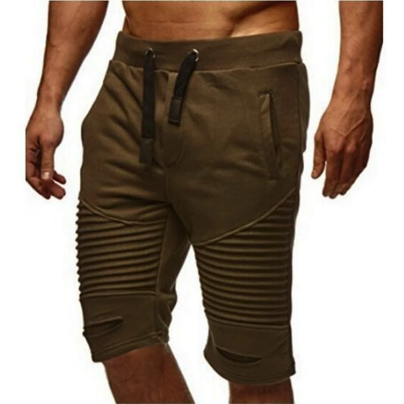 Прямая поставка мужские повседневные однотонные шорты панталоны cortos pantacourt homme