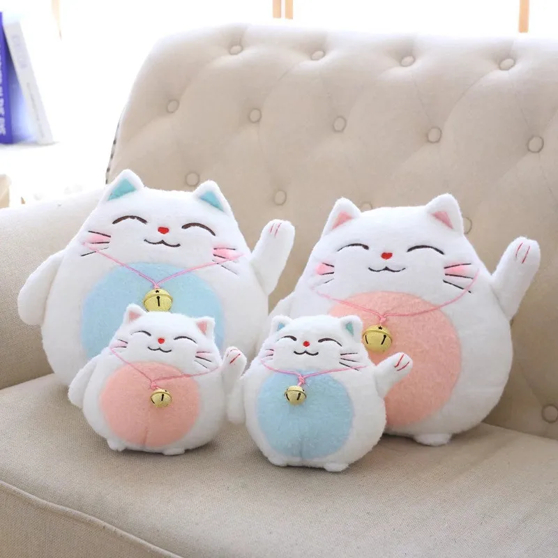 Doub K 1 шт. kawaii кошка плюшевая мягкая игрушка мягкие подушки аниме плюшевые lucky cat