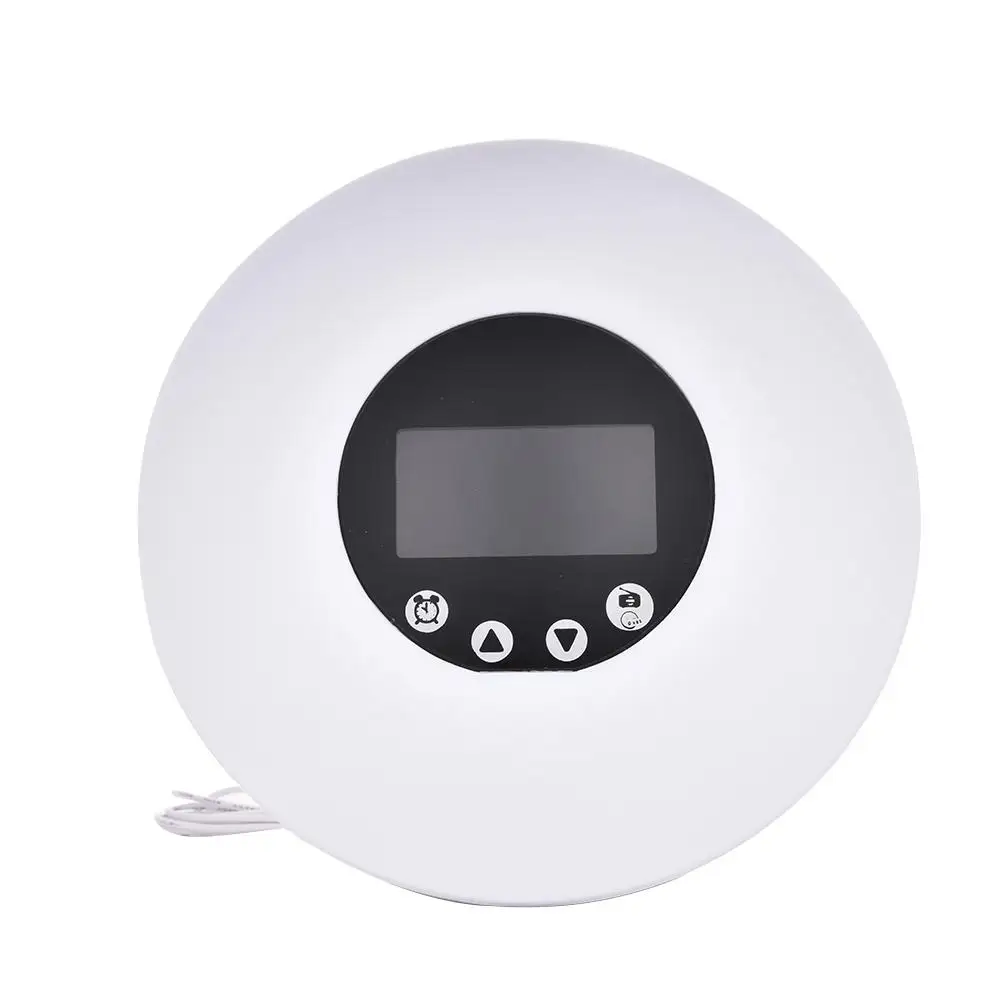 Умный восходящий симулятор будильника LED Wake Up Light 9 видов цветов 51 звуков FM Радио