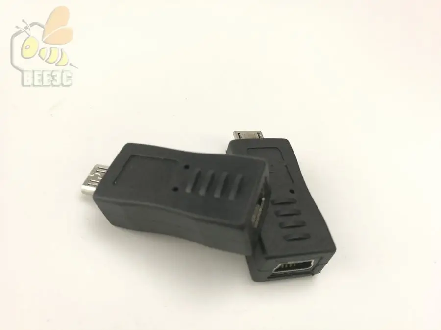 Мини 5 контактный переходник с гнезда на микро штекер 100 шт.|mini 5pin|mini minimini to micro adapter