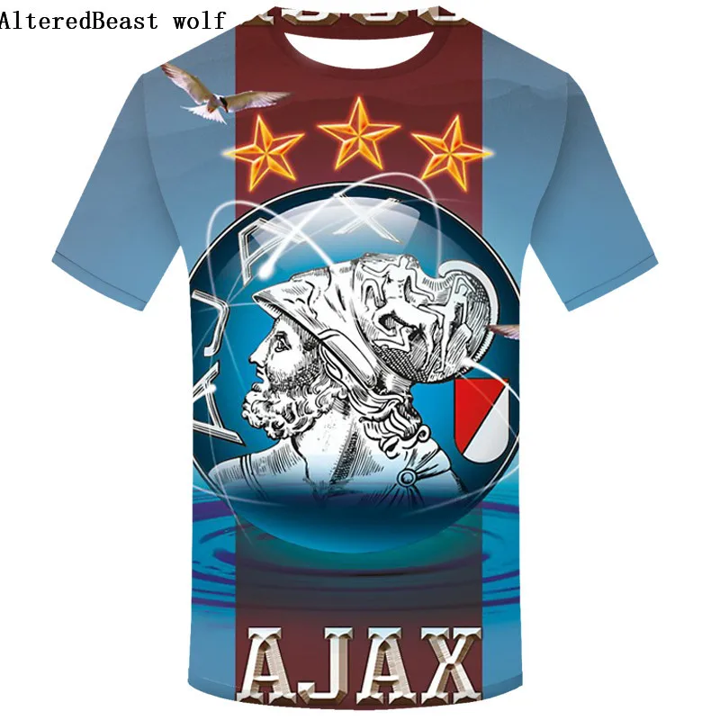 DMY725 AFC AJAX, 3D принт, футболка, весна-лето, короткий рукав, мужские футболки, тонкие, крутые, повседневные, футболки для мужчин, одежда - Цвет: DMY725