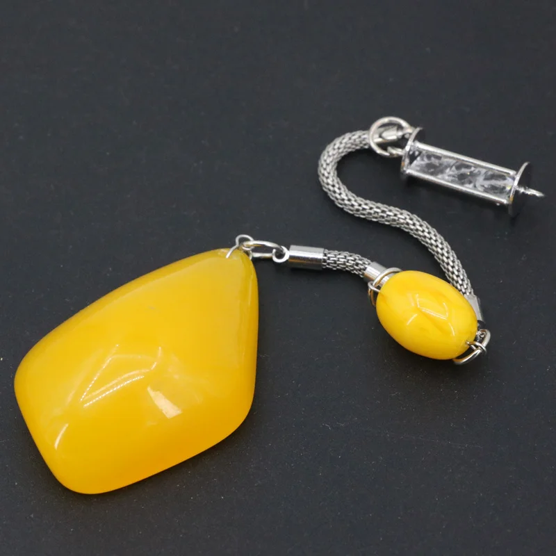 Длинная цепочка автомобильный брелок хрустальный кулон аксессуары желтая смола