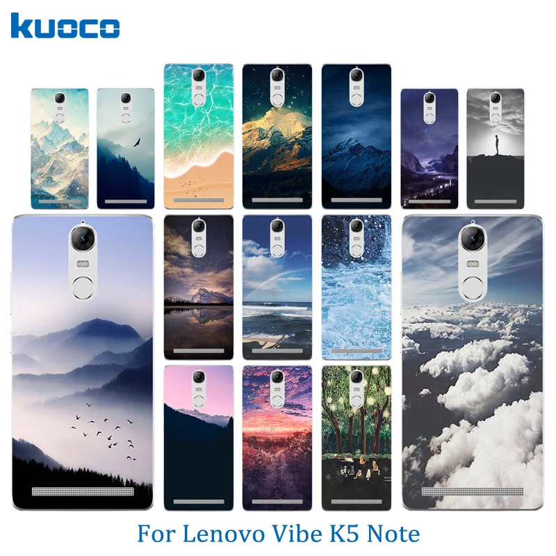 Чехол для телефона Lenovo K5 Note задняя крышка A7020 ландшафтный узор 5 дюймов чехол из