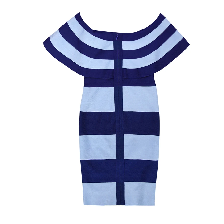 CIEMIILI Новая мода с открытыми плечами Лоскутная выше коленная повязка 2018