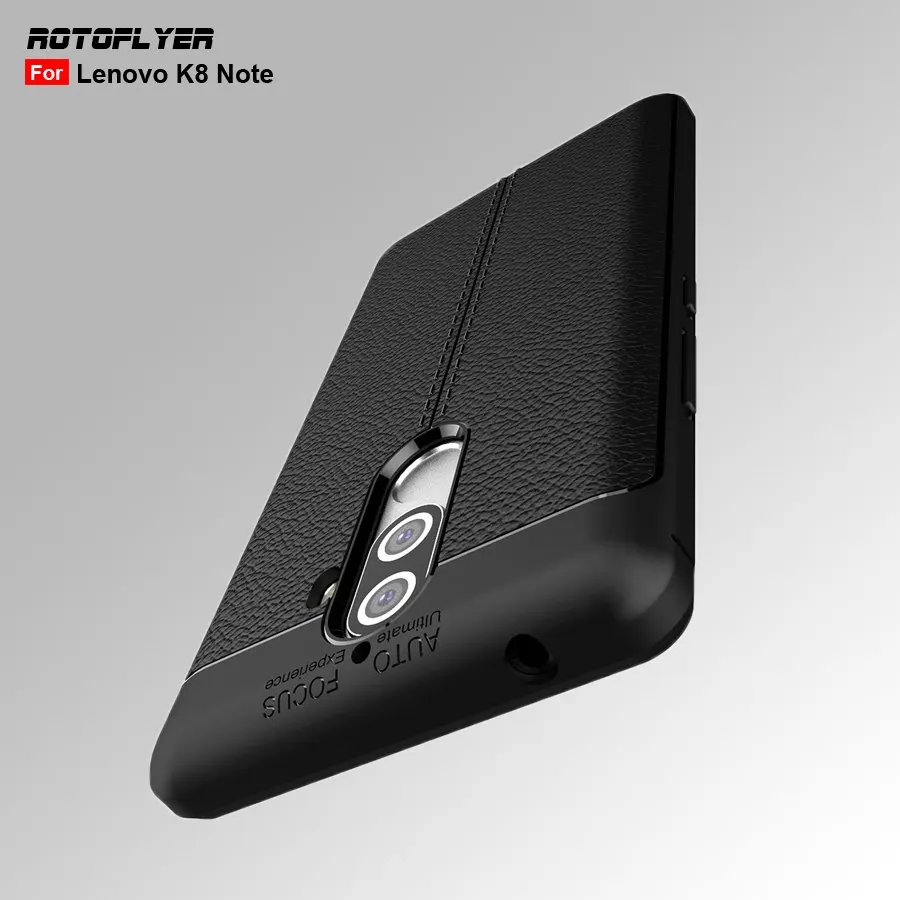 Мягкий силиконовый чехол для lenovo K8 Note XT1902 Классическая тонкая задняя крышка с