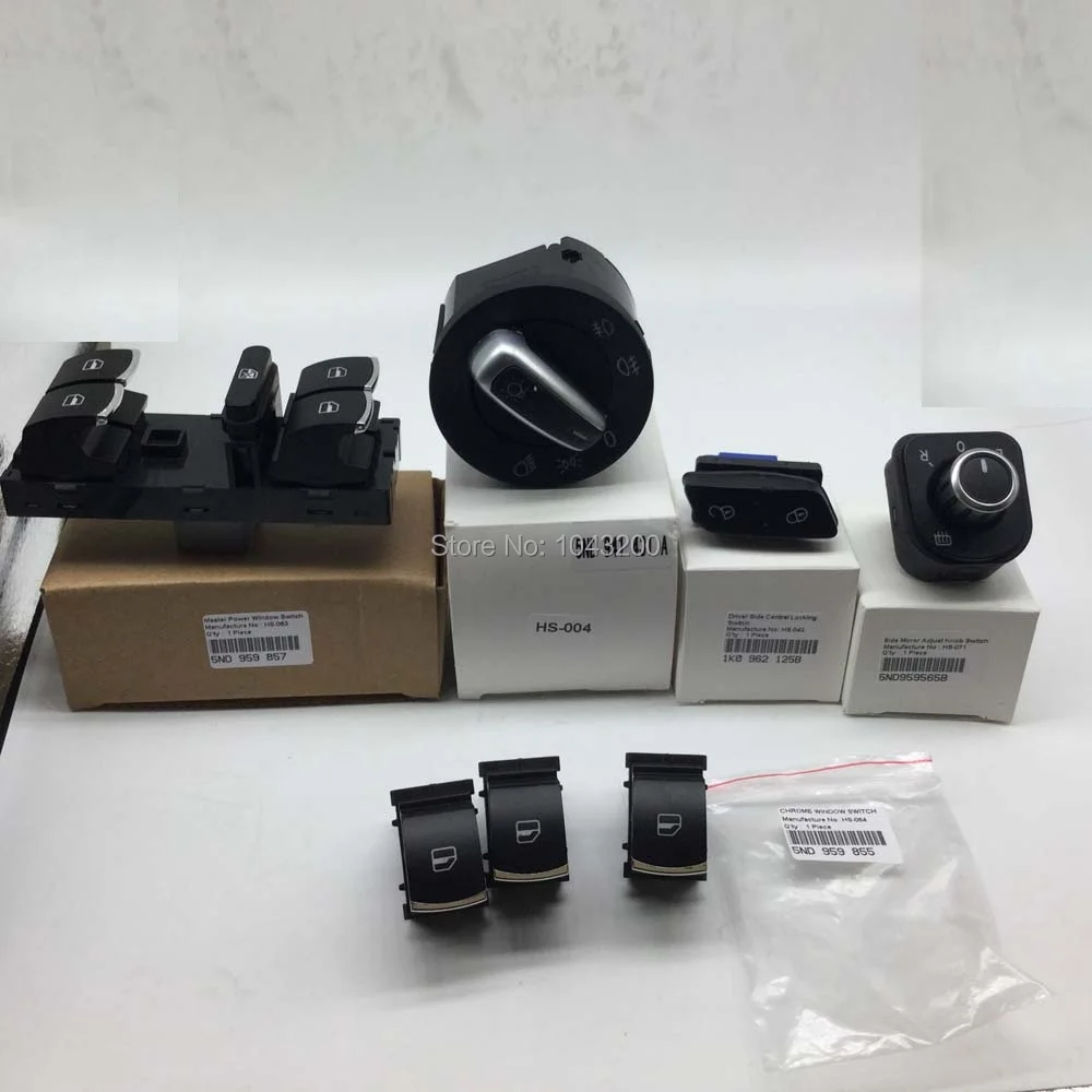 Переключатель управления оконной головкой для VW Jetta Golf MK5 6 Tiguan RABBIT 5ND941431A 5ND959565B
