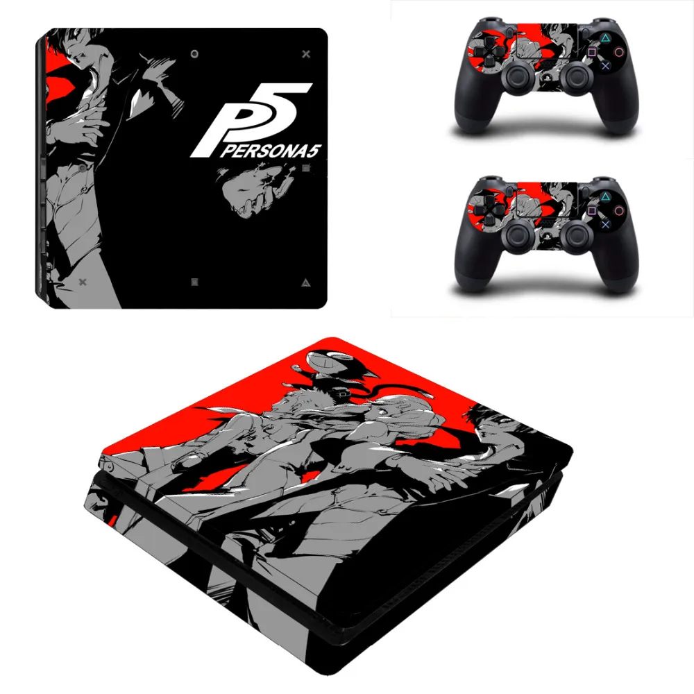 Persona 5 Королевского P5 PS4 тонкий переводная картинка наклейка для Sony PlayStation 4