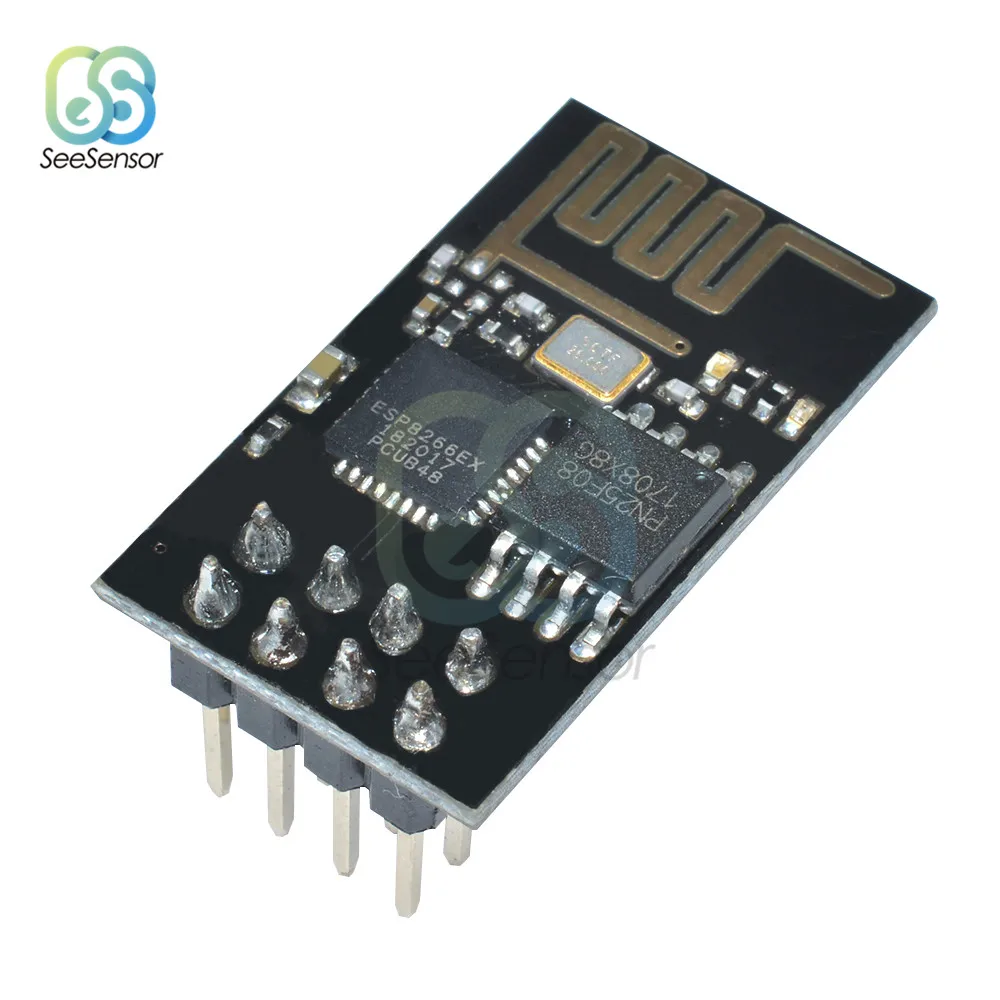 Беспроводная плата приемопередатчика ESP8266 ESP01 с последовательным Wifi модулем 3 в 6