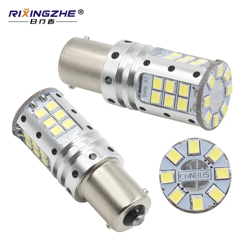 RXZ canbus 1156 светодиодный BA15S/P21W S25 3030 32SMD Авто тормозной обратного лампы ДРЛ сзади