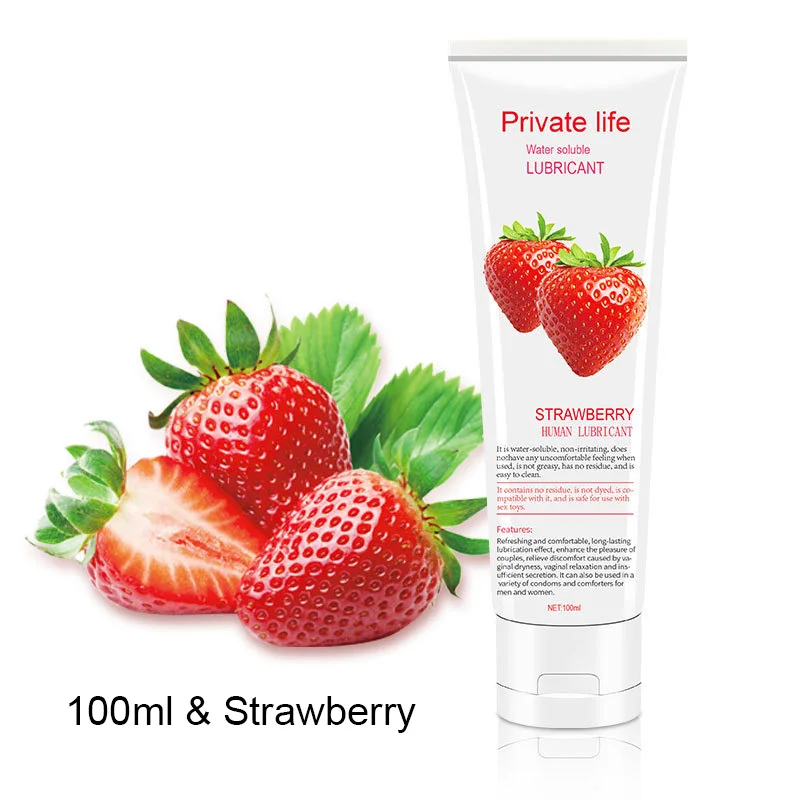 Лубрикант с фруктовым ароматом для анального секса оральное масло смазочное