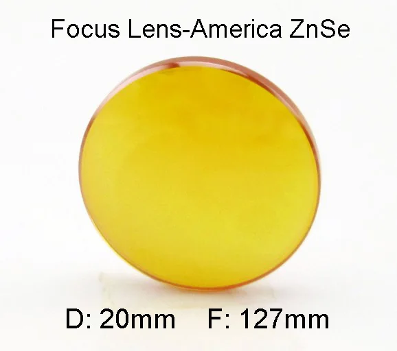 20 мм объектив с лазерным фокусом 127 длина фокуса американский ZnSe фокус объектива