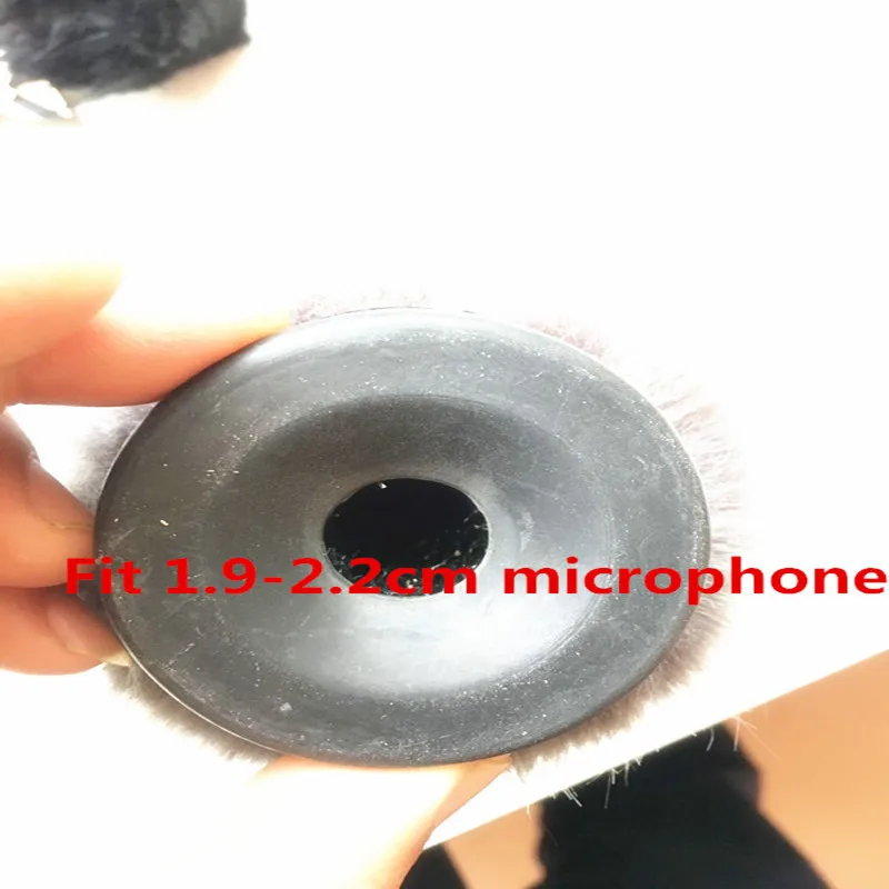 Musan MIC ветровое стекло муфта для лобового стекла для RODE VideoMic для Takstar SGC-598 MKE600 искусственный мех ветровой щит 12,5 см Deepth