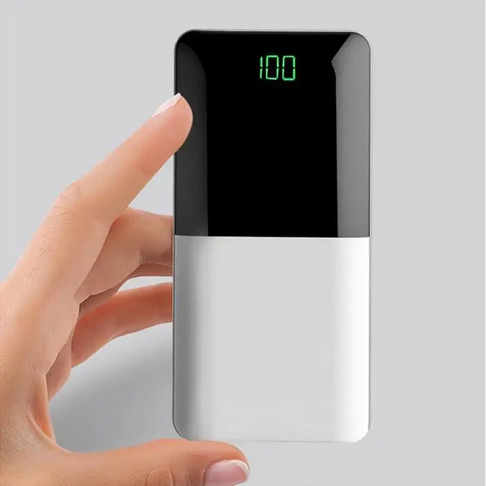 20000 mah 2 USB внешний аккумулятор lcd Портативный мобильный телефон зарядное