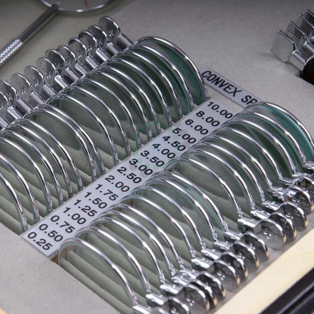 Оптическая металлическая оправа LOCHOSS 90 шт. пробная набор линз апертура 36 мм