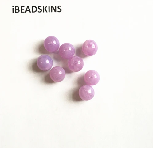 light purple 6 мм-20 мм акриловые шарики с мраморным эффектом для изготовления ювелирных изделий - Цвет: light purple