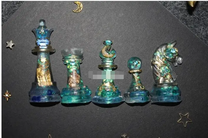 Форма для шахматных изделий из жидкого силикона|silicone resin molds|molde diymold silicone mold |