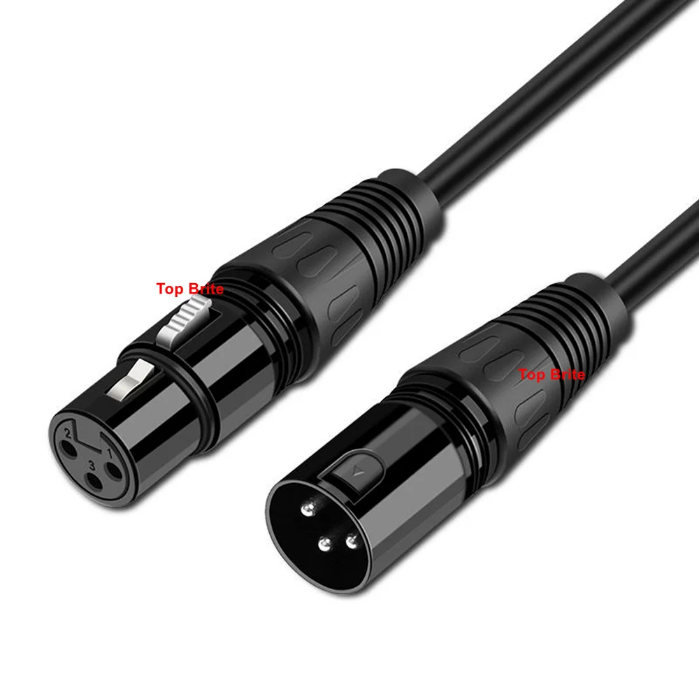 Светодиодный сигнальный кабель DMX 3 PIN 5 метров|Эффект освещения сцены| |