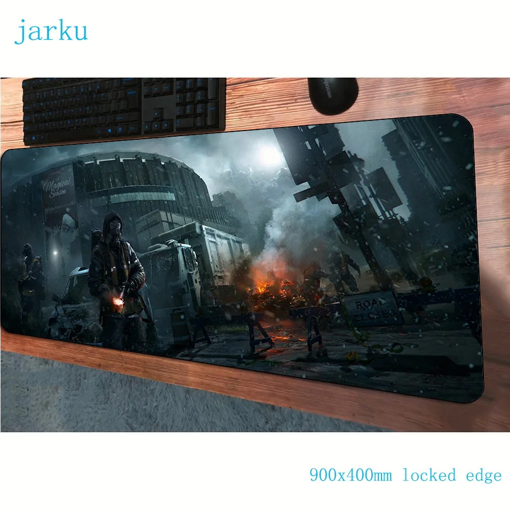 Игровой коврик для мыши tom clancy's the division 900x400x3 мм размер xl|Коврики мышей| |