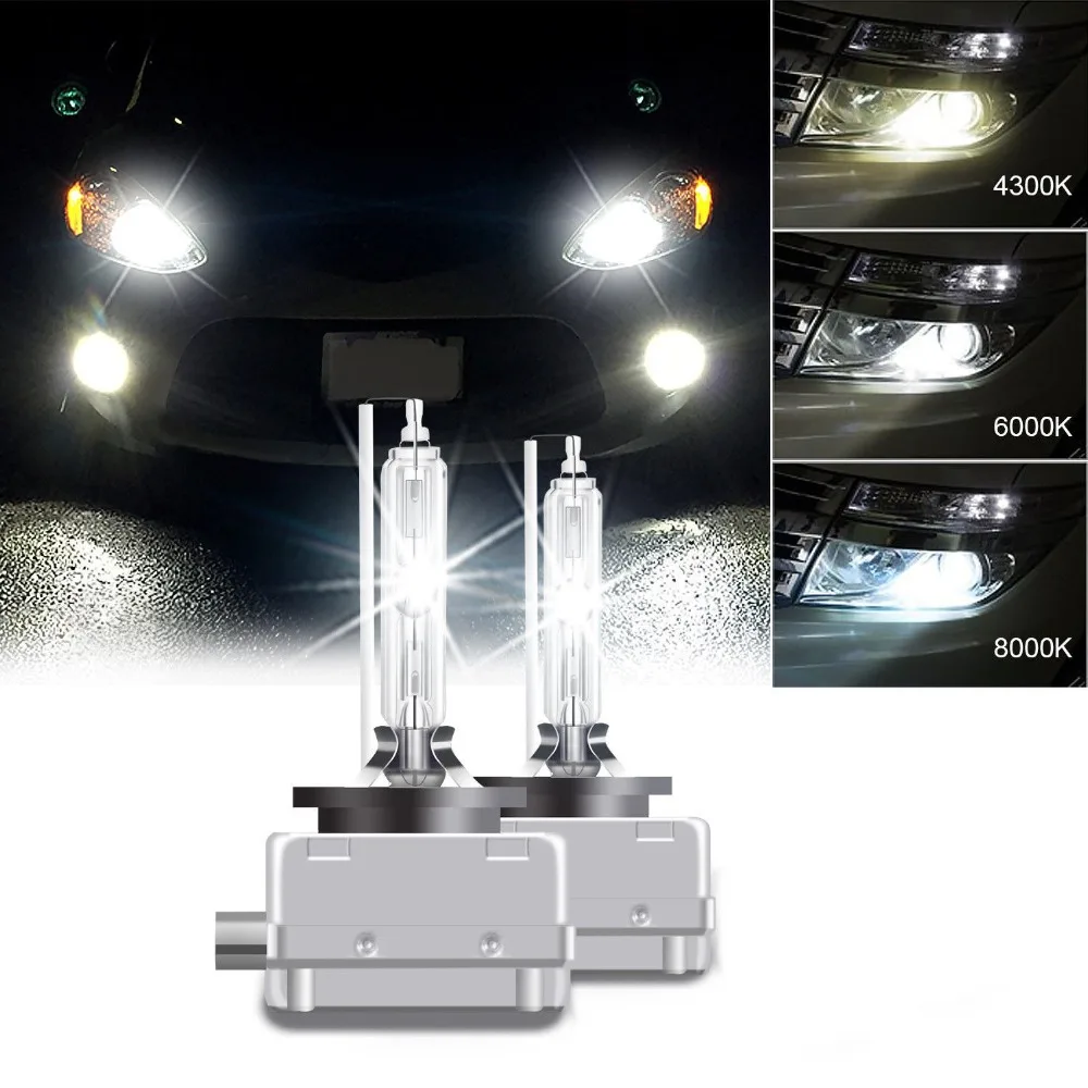 2 шт. D1S замена HID d1s Ксеноновые лампы 12 v 35 w D1S лампы hid 4300 K 5000 K 6000 K 8000 K 10000 K 12000 K D1S фары