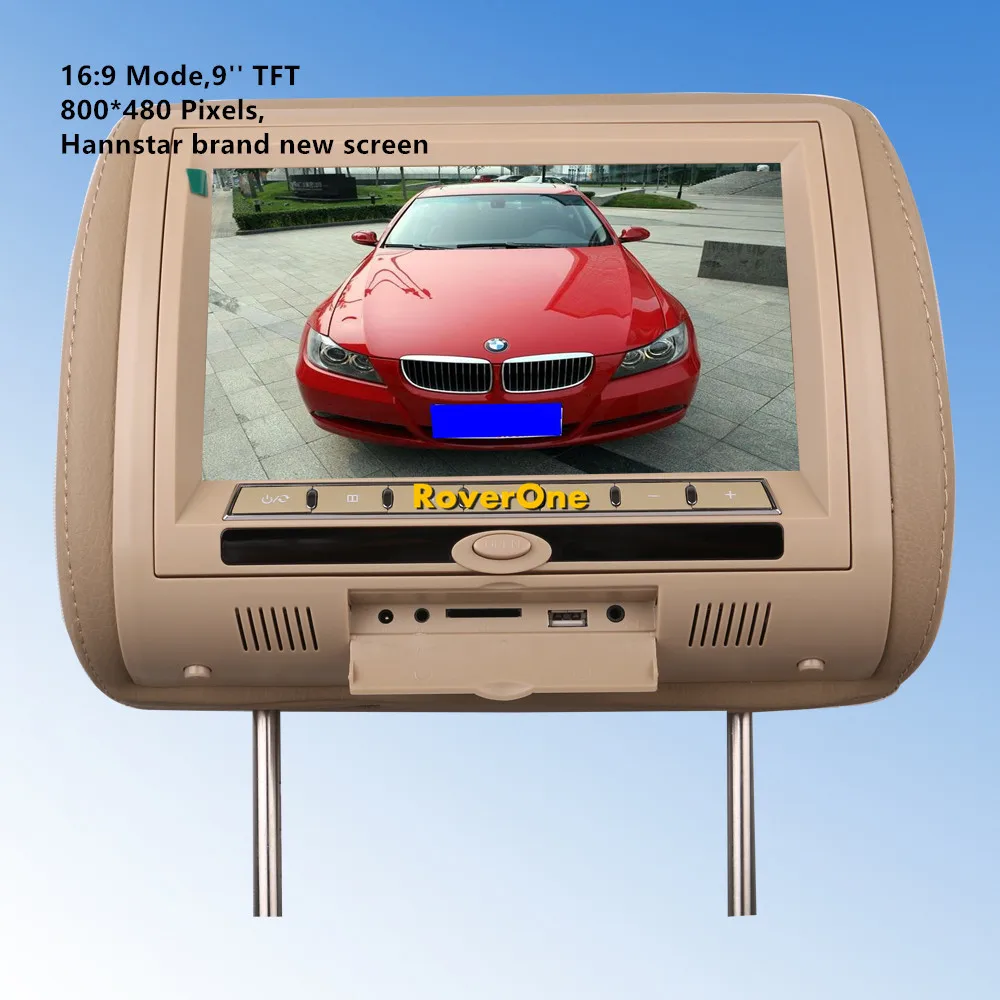 2 шт. X 9 ''Цифровая панель подголовник dvd-плеер Automotivo Авто подголовник ЖК-монитор Мультимедиа Аудио Видео tela encosto carro