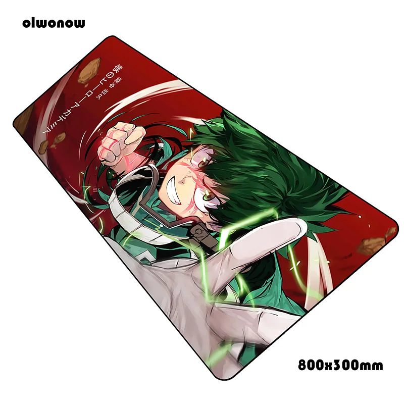 Коврик для мыши my hero Academy 800x300x2 мм красивый коврик для компьютерной мыши игровые аксессуары Domineering игровые коврики и чехлы для геймеров - Цвет: Size 800x300x2mm