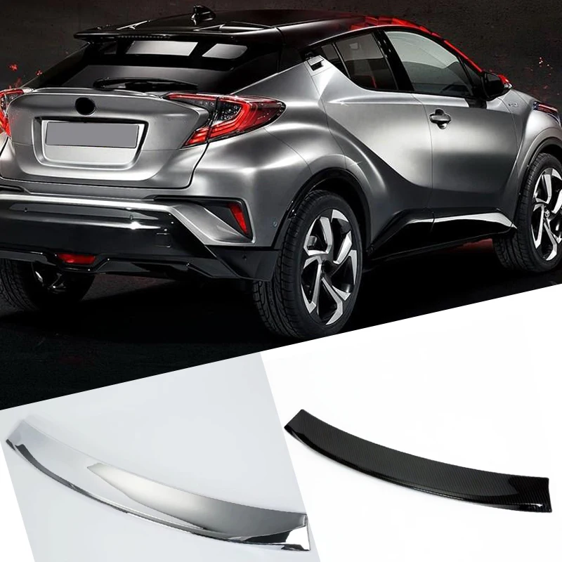 1 шт. декоративный спойлер на заднее и крыло из АБС пластика для Toyota C HR CHR 2016 2017 2018