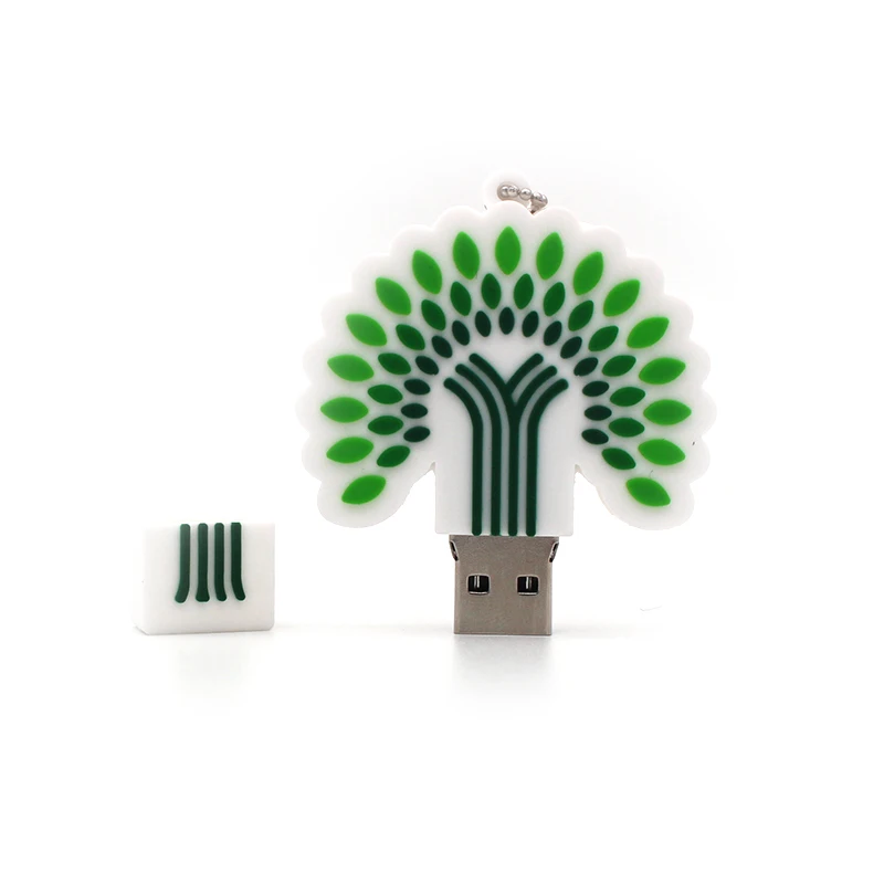Новый USB флеш накопитель с мультяшным деревом флешка 4 ГБ 8 16 32 64 128 карта памяти
