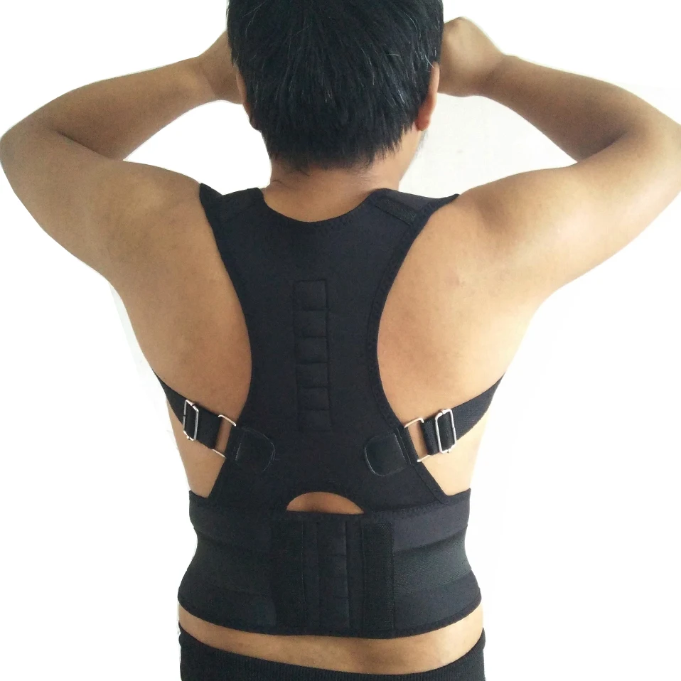 

Support Belt Orthopedic Corset Brace Back Straightener Round Shoulder Men's Back for Men Women Braces Supports Belt