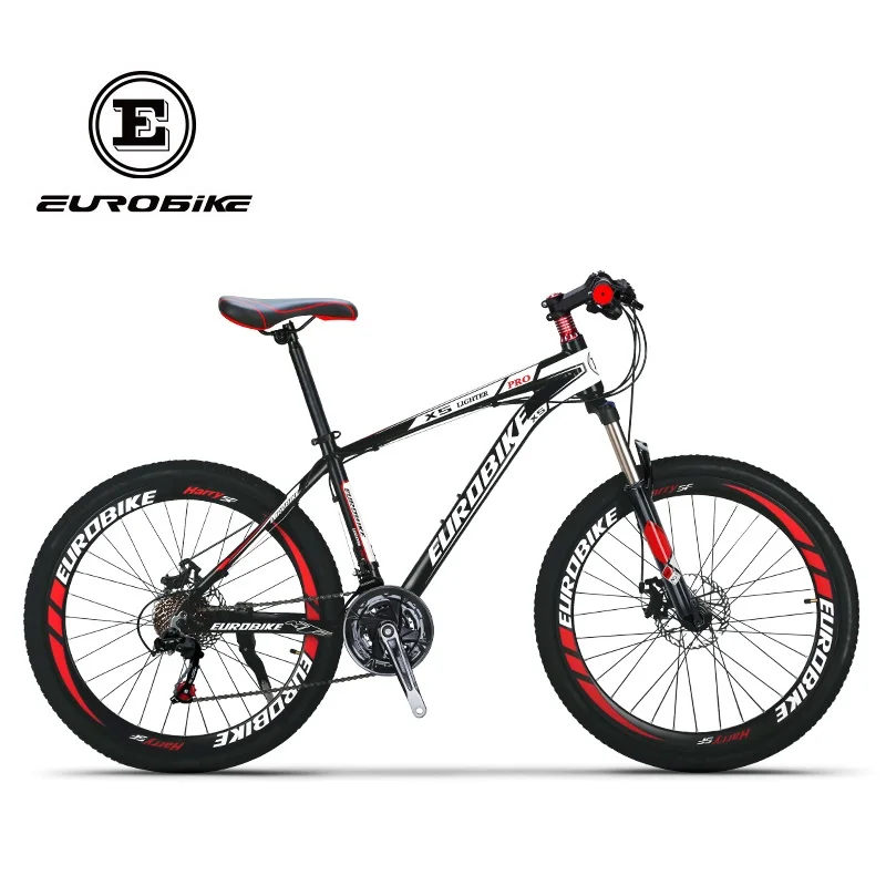 EUROBIKE Shimano 21 скоростной алюминиевый горный велосипед двойной дисковый тормоз