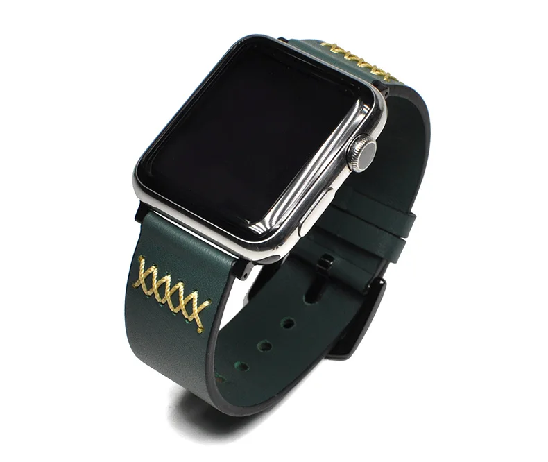 Ремешок из натуральной кожи для Apple watch 42 мм 38 мм 44 мм 40 мм correas iwatch series 4 3 2 1 ремешок для часов браслет наручные часы ремень