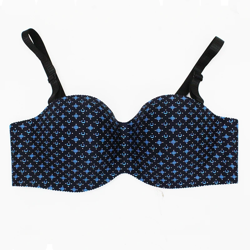 Новый большой размер точка половина чашки бесшовный бюстгальтер сексуальный