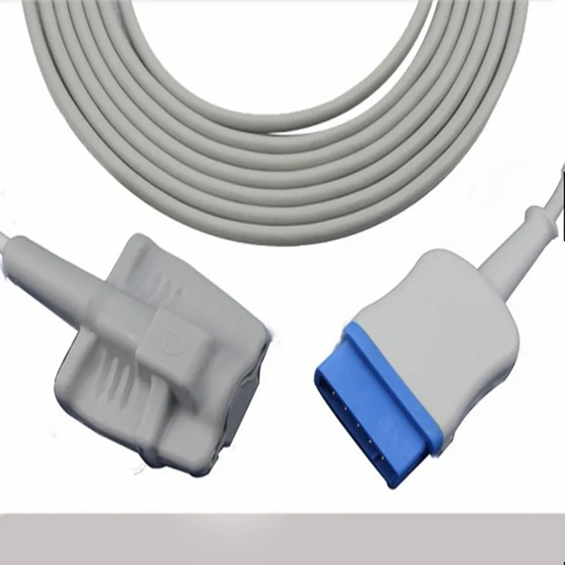 Совместим с GE Marquette (Masimo Module)Dash2000 11Pin взрослый силиконовый Датчик Spo2 Оксиметрия