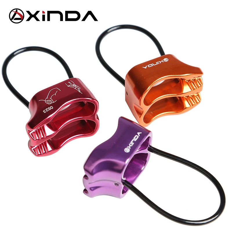 XINDA 25KN Профессиональный Rappel ATC Belay устройство алюминиевый спуск Открытый Отдых и Туризм Скалолазание оборудование XD-8603