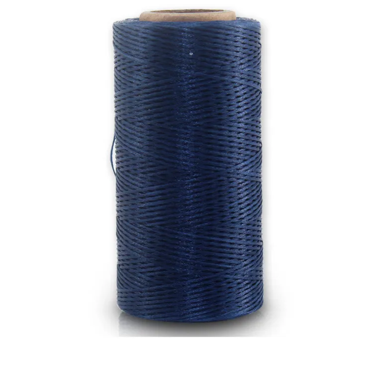 Dark blue 150D 0,8 мм 260 м вощеный шнур кожа Ювелирная фурнитура для рукоделия изготовление ткани браслет ожерелье Плетеный шитье Вощеные аксессуары для резьбы - Цвет: Dark blue