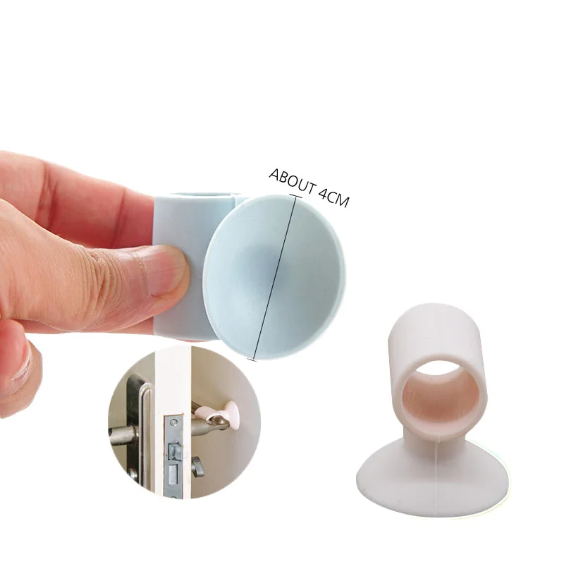 Безопасности ребенка дверь силиконовые пробки Звукоизоляционная ручка бамперы