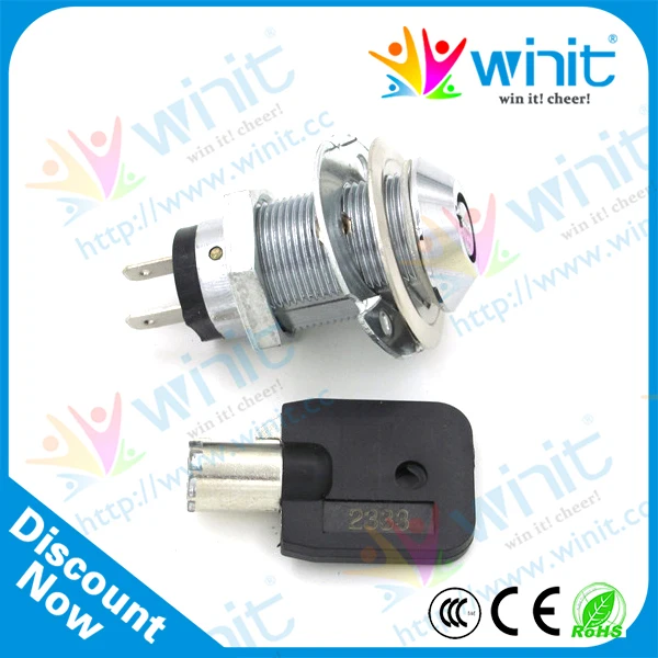 Трубчатый круглый замок для аркадной игры аркадная монета дверь с замком из