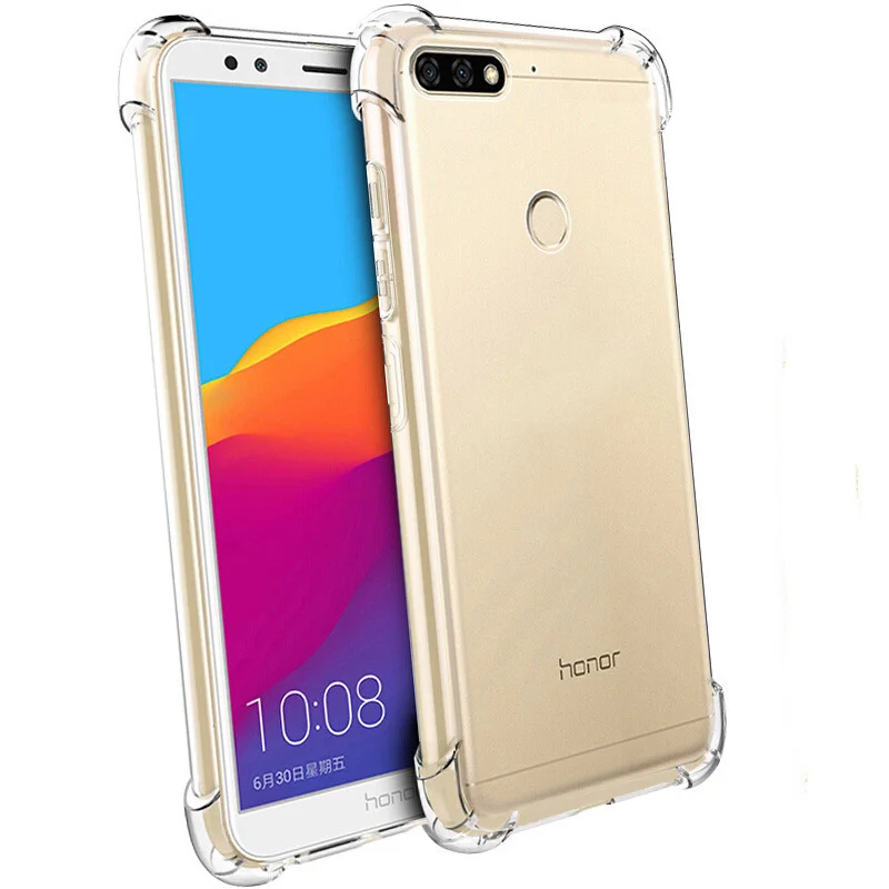 Ударопрочный прозрачный силиконовый чехол SIXEVE из ТПУ для Huawei P8 P9 P10 lite 2017 GR3 honor 8 9 Y3