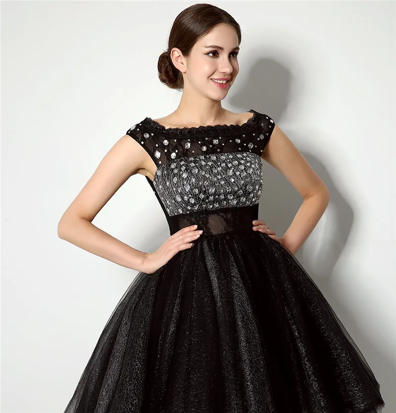 Forevergracedress реальные фотографии черный линия коктейльное платье Кристаллы Сексуальная бисером Короткие Homecoming Вечеринка платье плюс Размеры