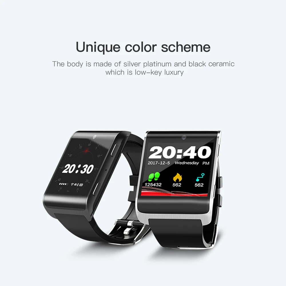 DM2018 PK LEM7 Z28 4G smart watch 1 54 дюймов gps спортивные smartwatch телефон Android 6 0 Bluetooth 4 монитор