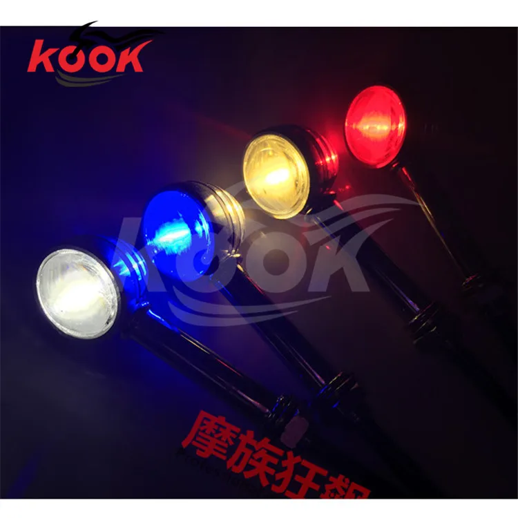 Мини указатель поворота для мотоцикла 4 цвета|blinker blue|blinker motoblinker led |