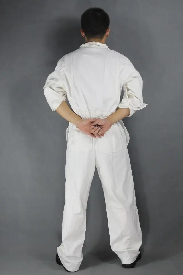 Мужской защитный комбинезон из 100% хлопка Мужская рабочая одежда мужской для