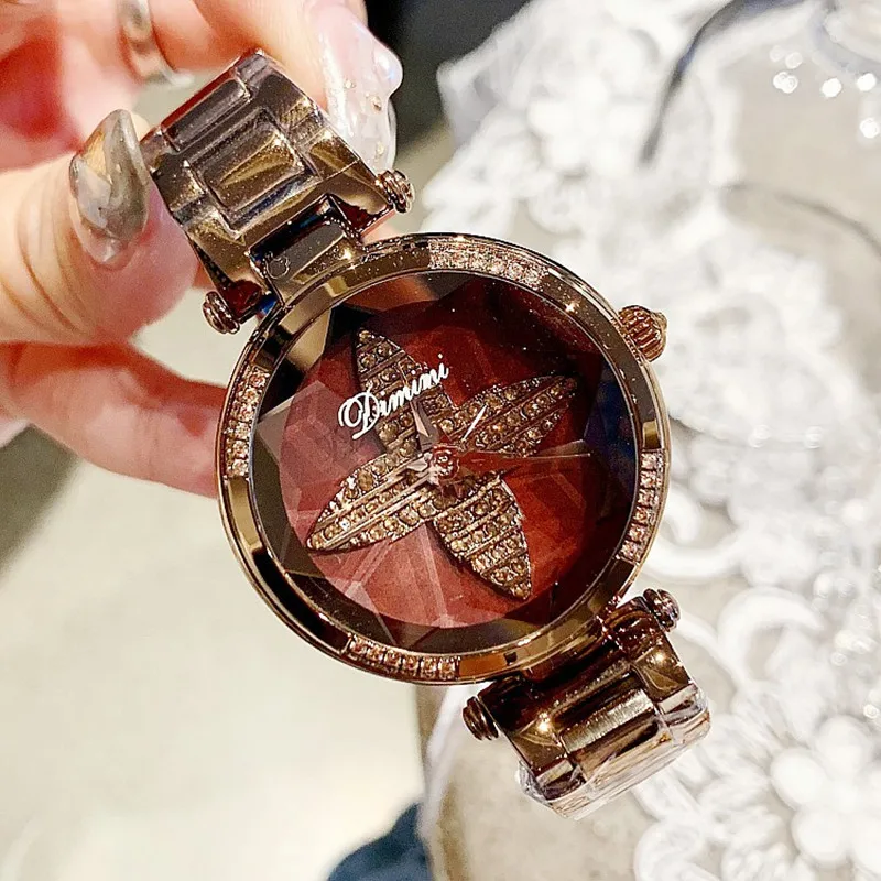 Top Brand Women Watches Women Luxury Rose Gold Bracelet Quartz Wrist Watch Fashion Women's Quartz Watch Ladies Watch New 2019