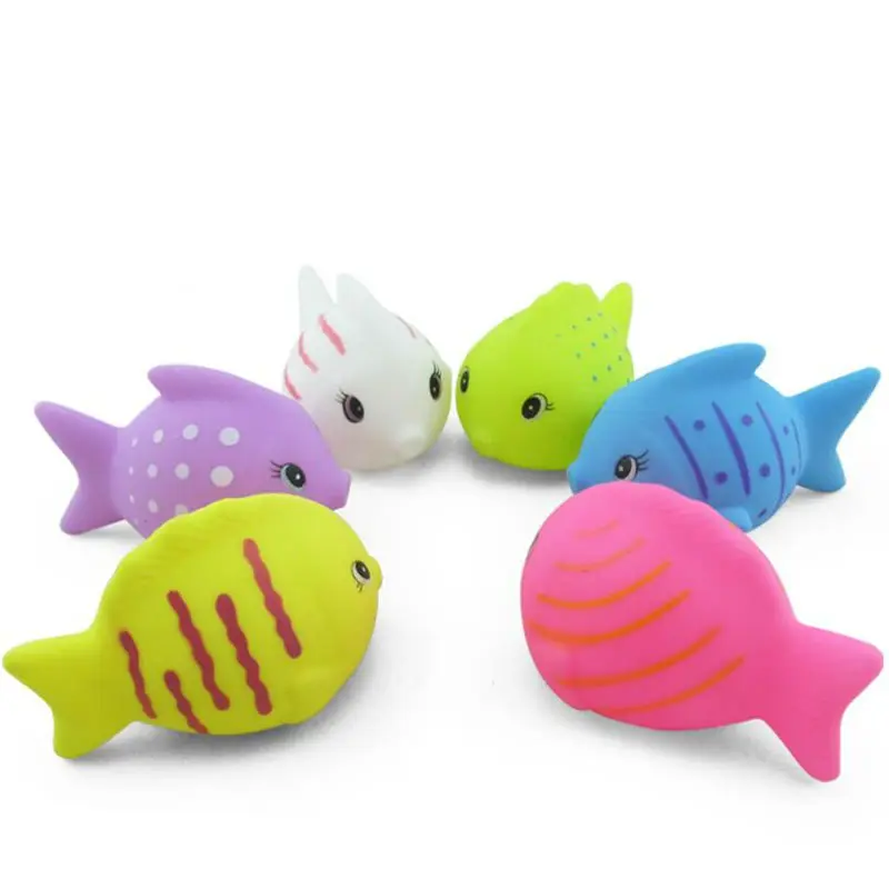 6 шт./компл. Симпатичные мягкие бриллиантовые игрушки для мытья детских ванн со