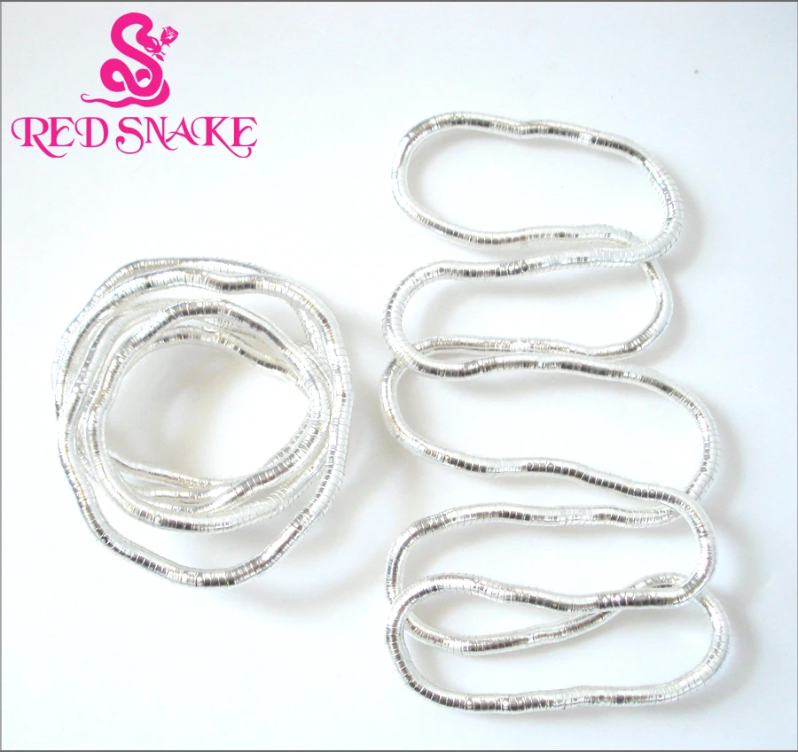 RED SNAKE 5 шт. оптовая продажа модное гибкое ожерелье из нержавеющей стали с