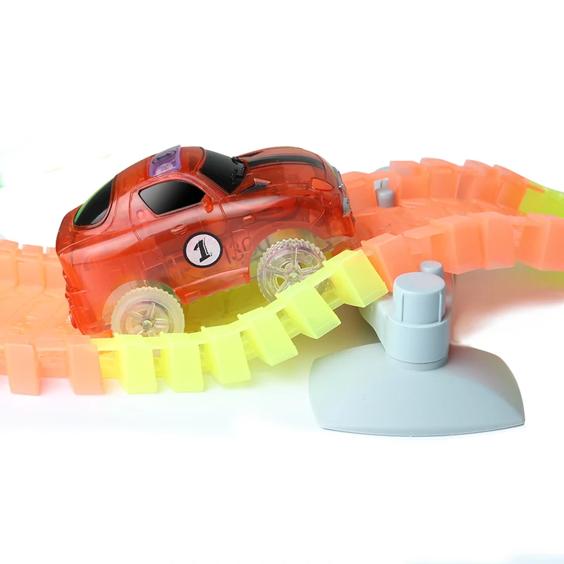 192 шт волшебная игрушка головоломка с дорожками горки светящаяся электронная