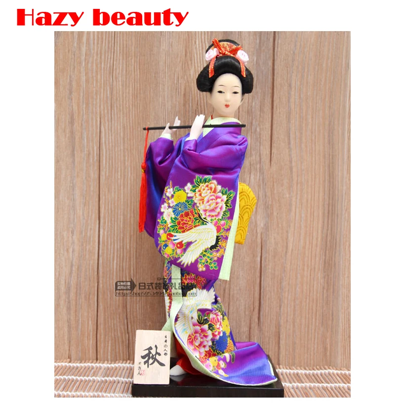 30 см японские гейши Куклы кимоно кукла рабочего украшения миниатюрные фигурки