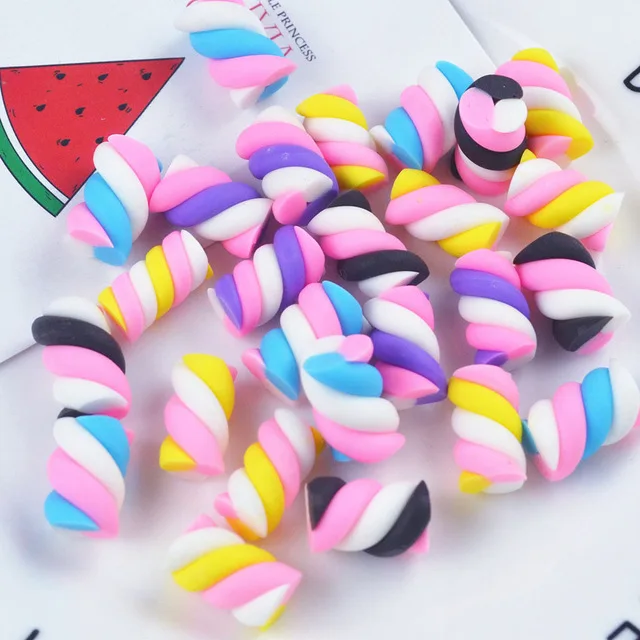 Mix 5 шт./пакет Cotton Candy наполнитель муку пушистой поставки слаймов Лизун аксессуары Подвески подарок для Slime DIY Kit пластилиновые игрушки для детей - Цвет: Mix