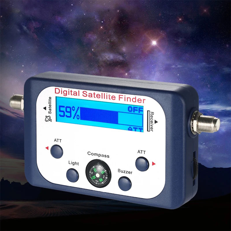 Измеритель GSF-9506 цифровой Satfinder спутниковый искатель измеритель сигнала тестер с ЖК-дисплеем компас ЖК-экран дисплей для ТВ